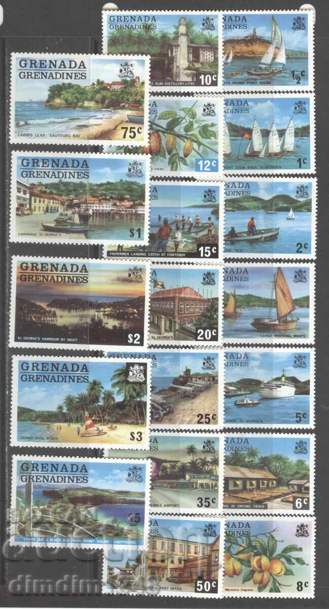 Γρενάδα - Τοπίο καθαρό, πλήρης σειρά, χωρίς σφραγίδα