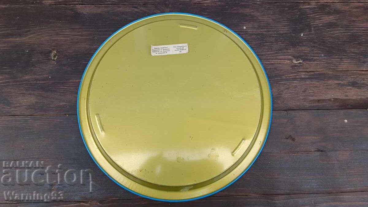 Delivery of Old metal sign from the socialist era - Made in Czechoslovakia Delivery of Old metal sign from the socialist era - Made in Czechoslovakia