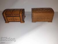 Παλιά ξύλινα κουτιά κοσμημάτων