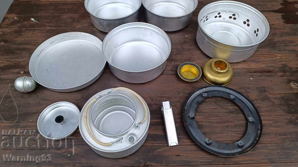 Auction  Tourist alcohol stove - alcohol burner - POLSPORT