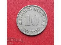 Германия-10 пфенига 1914 F-Щутгарт