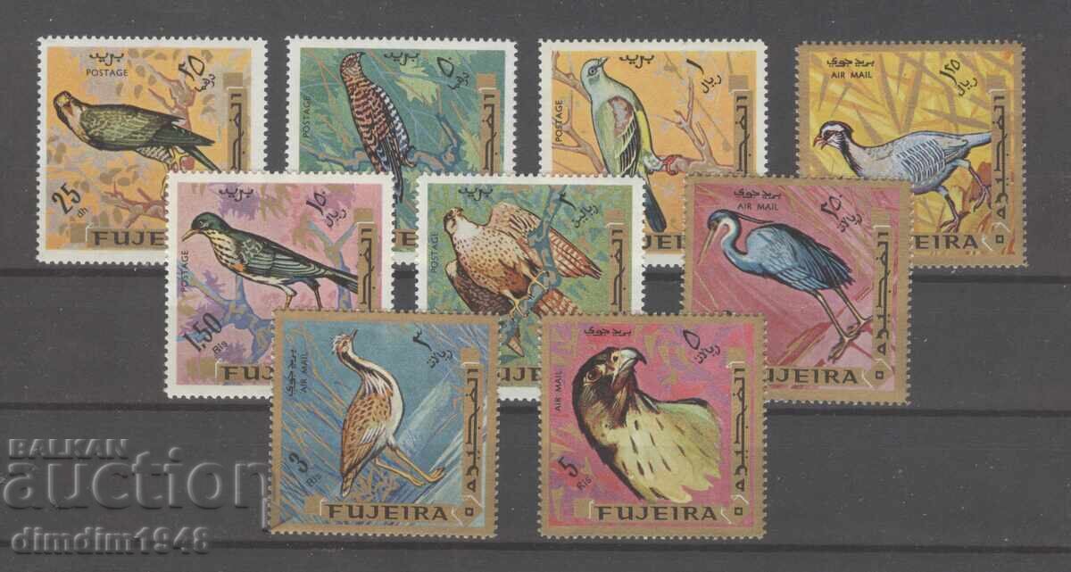 Fujairah - Fauna, complete set with airmail
