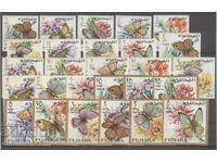 Фуджейра - Пеперуди,пълен комплект с въздушна поща