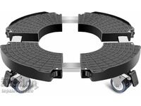 Suport reglabil pe roți pentru ghivece (35–48 cm)