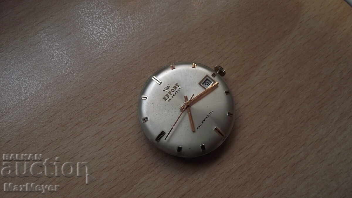 Ceas/EFFORT/Cadran;mecanism;capac;sticla/-de la 0,01st Ceas/EFFORT/Cadran;mecanism;capac;sticla/-de la 0,01st