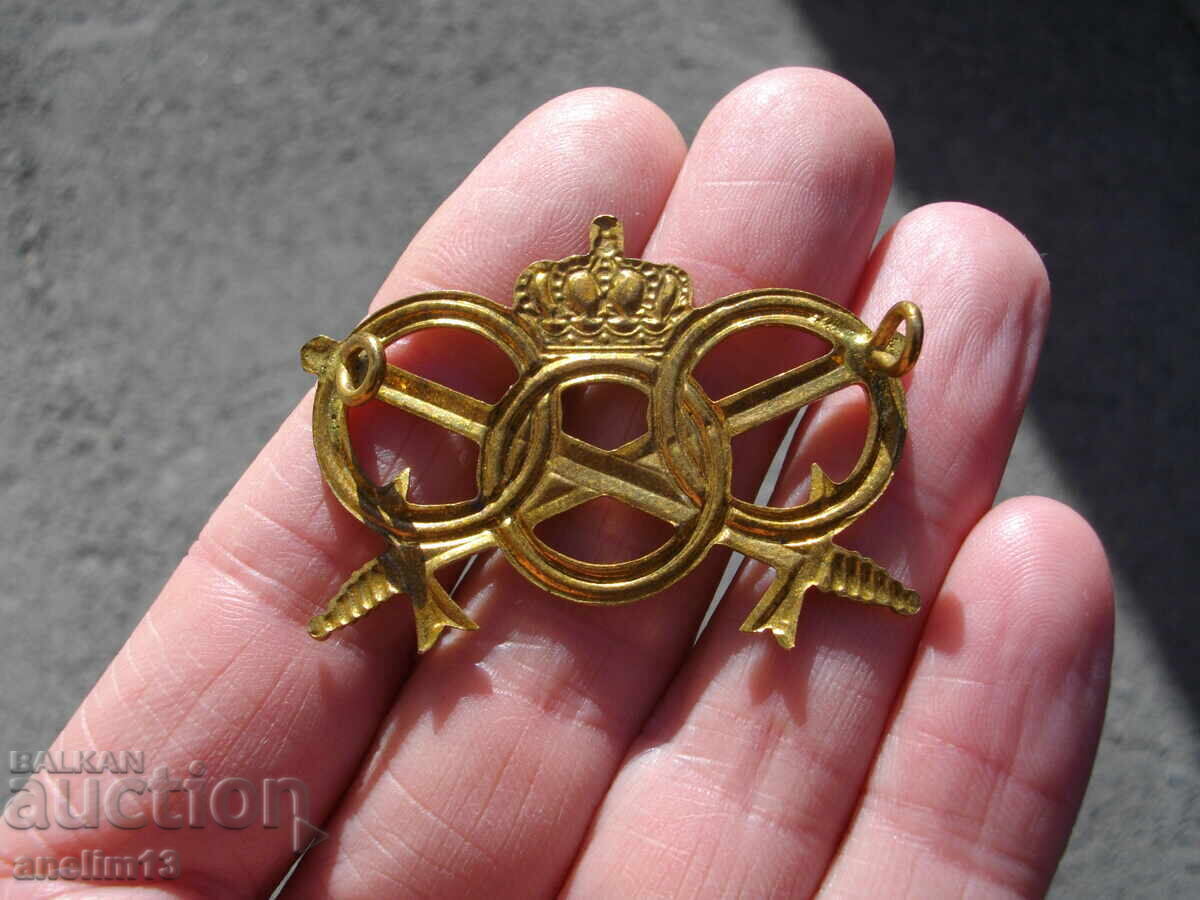 Delivery of BELGIAN SPORT MILITARY BADGE BRONZE ENAMEL