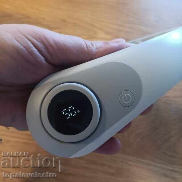 Portable USB Neck Fan, 5 Speeds, Gray Color - 7