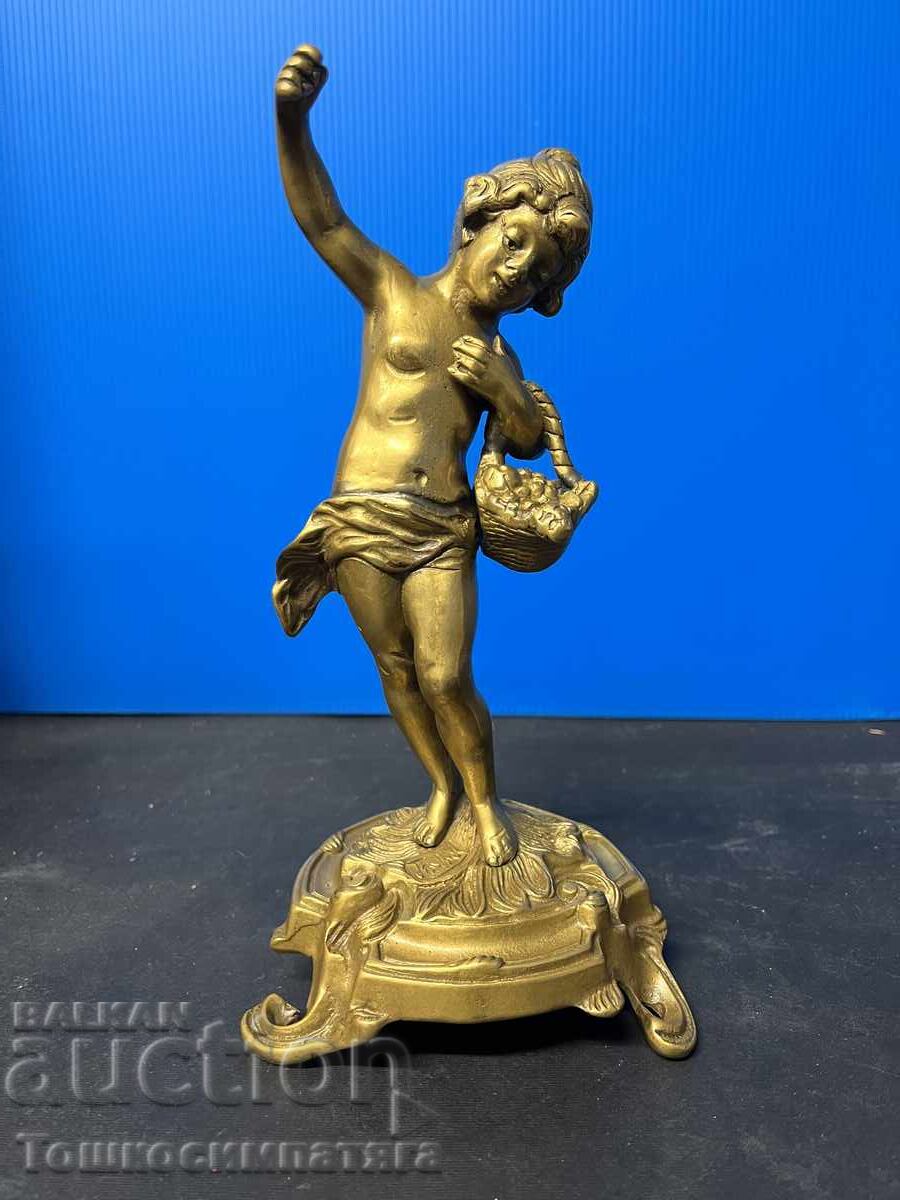 Δύο χάλκινα ειδώλια - αγόρι και κορίτσι με τιμή 150.00 BGN | € 76.69