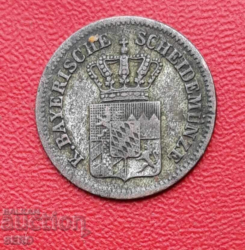 Γερμανία-Βαυαρία-1 κρόιτσερ 1869-πολύ καλά διατηρημένο με τιμή 11.00 BGN | € 5.62