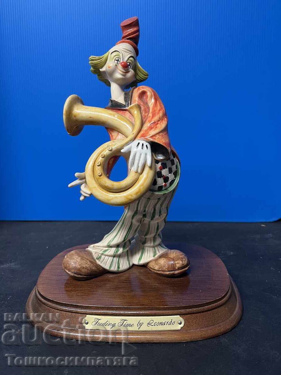 Collectible clown figure from the Leonardo Collection