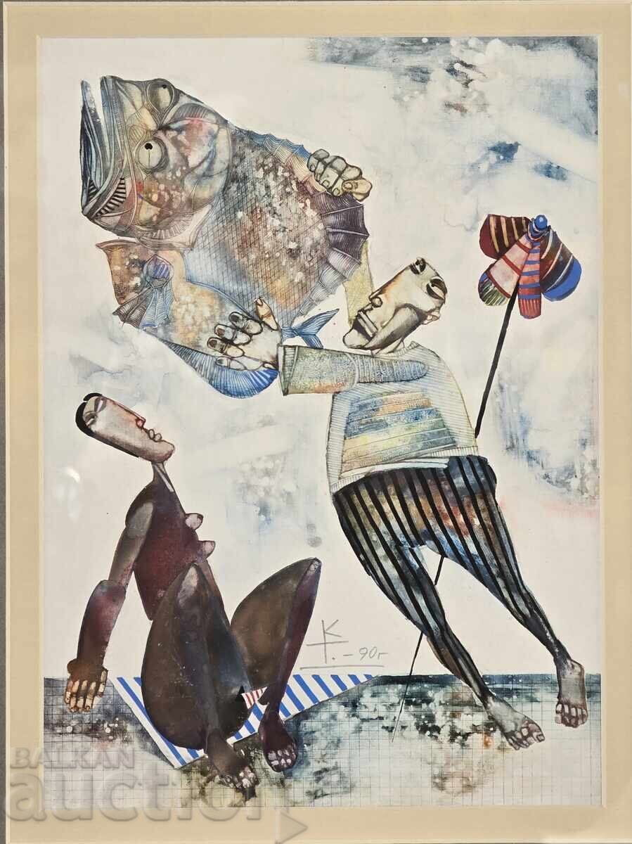 B.Z.C. Krastyo Todorov - Ketsa /1959-2022/ with price 495.00 BGN | € 253.09