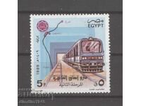 Egipt - Locomotivă de cale ferată, marcă curată simplă serie