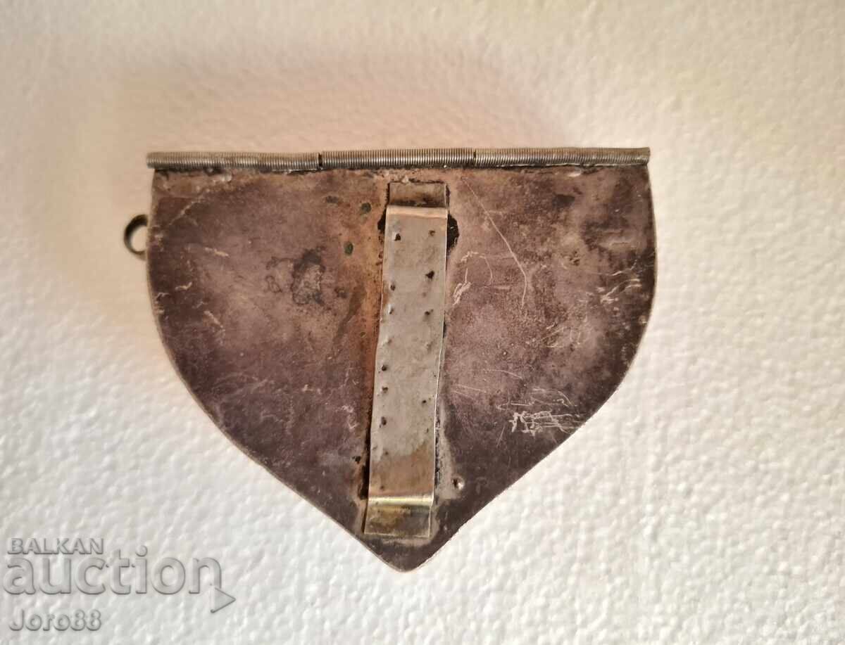 Silver powder flask, cartridge case, evzi, powder container, pouch with price 330.00 BGN | € 168.73 Silver powder flask, cartridge case, evzi, powder container, pouch with price 330.00 BGN | € 168.73