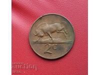 Южна Африка-2 цента 1966