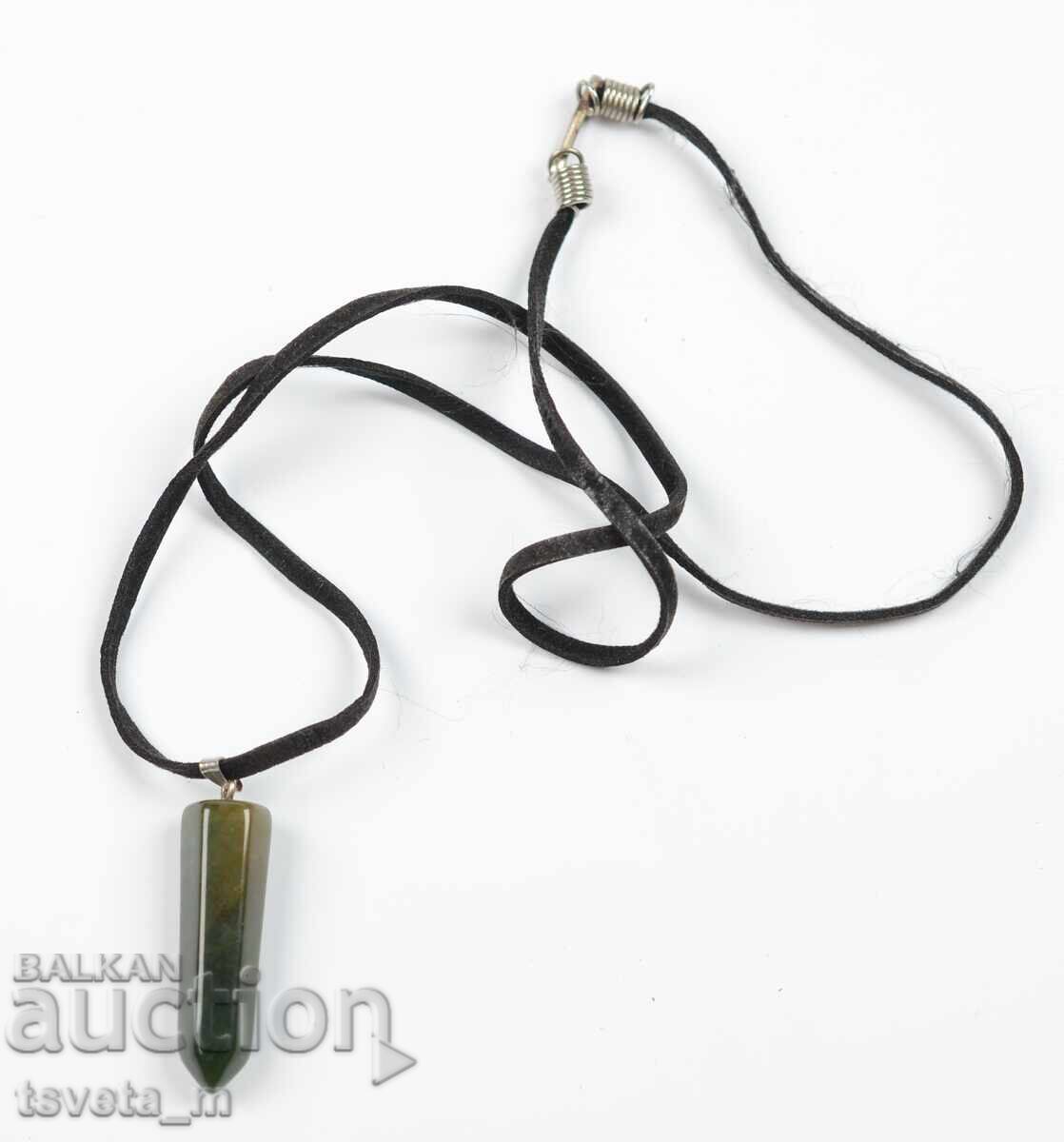 Auction Necklace with natural stone pendant Auction Necklace with natural stone pendant