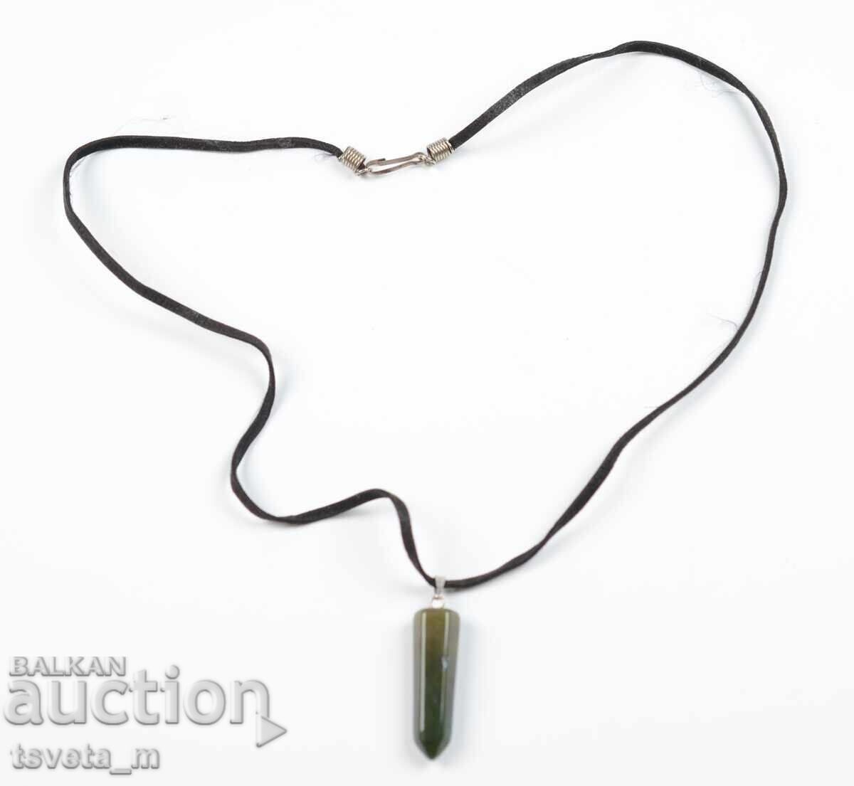 Necklace with natural stone pendant Necklace with natural stone pendant