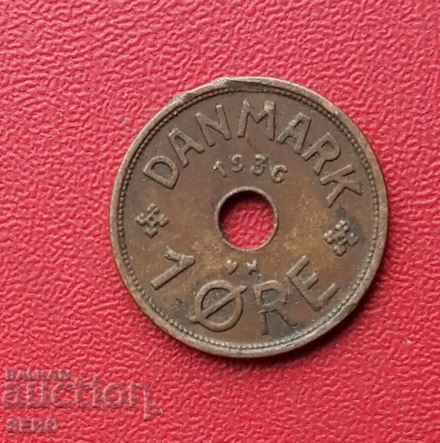 Danemarca - 1 øre 1936 Danemarca - 1 øre 1936