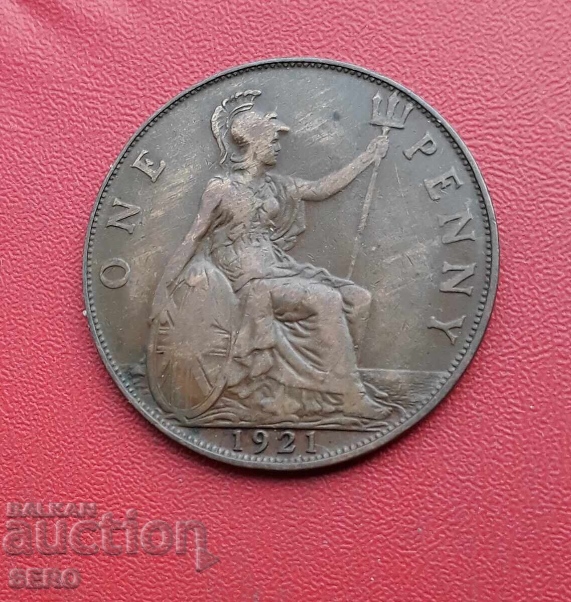 Великобритания-1 пени 1921