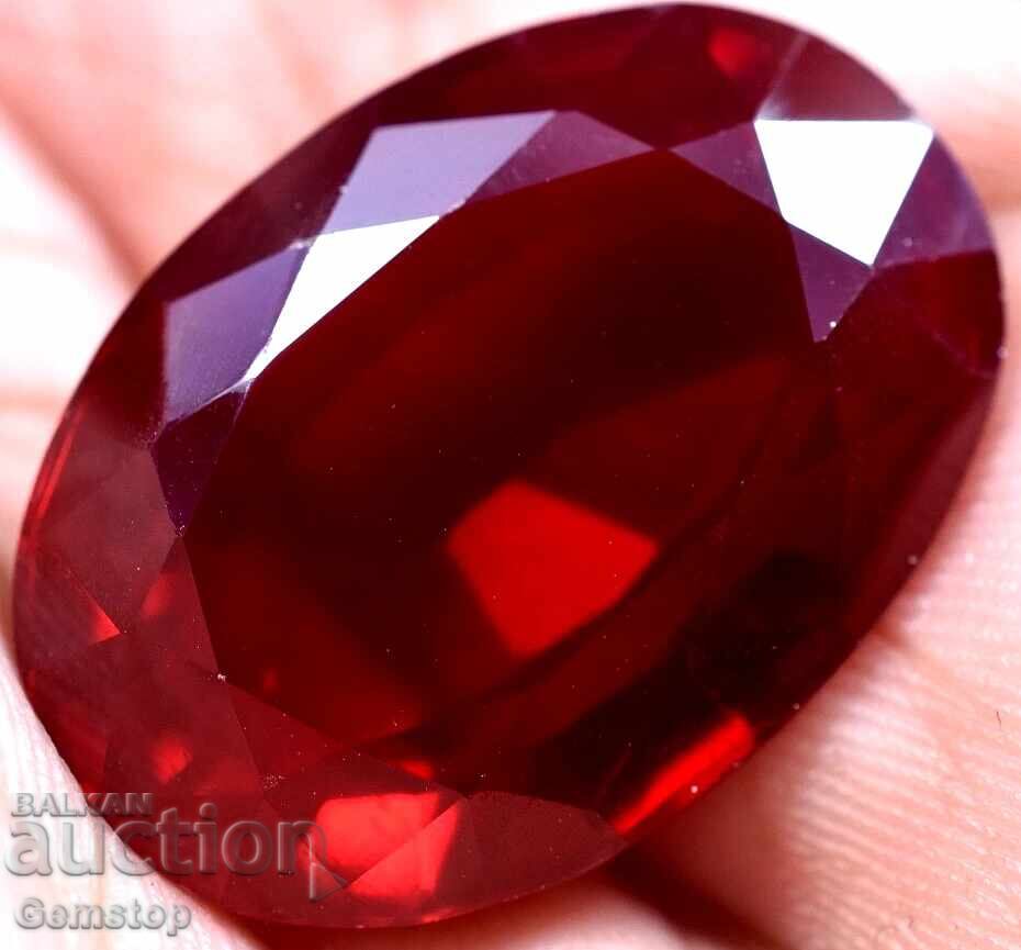 ΒΖΤ! 32.10 καρατίων φυσικό ρουμπίνι οβάλ πιστοποιημένο GGL από 1ο! ΒΖΤ! 32.10 καρατίων φυσικό ρουμπίνι οβάλ πιστοποιημένο GGL από 1ο!