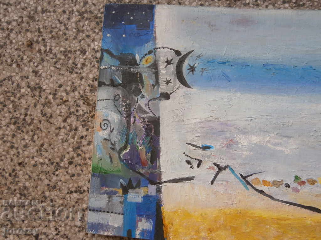 Poza K. Kostov m.b. pânză 45x30 cm. cu preț 200.00 BGN | € 102.26