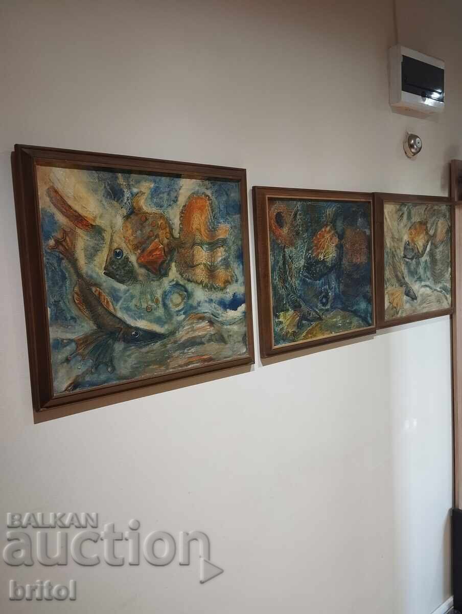 Triptych by Yordan Denev with price € 409.03 | 799.99 BGN