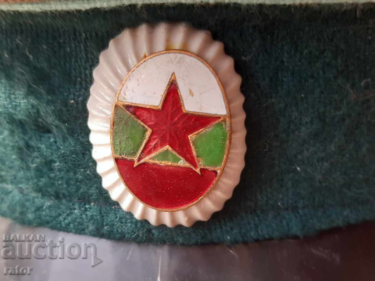 Καπέλο συνοριακών στρατευμάτων - πρώιμος σοσιαλισμός, ΒΛΣ, ΛΔΒ. Σπάνιο με τιμή 51.99 BGN | € 26.58