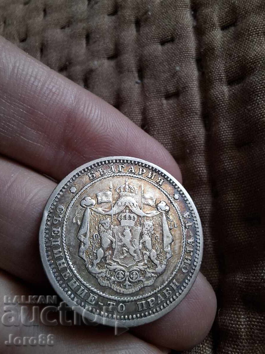 Δημοπρασία 2 λέβα 1882 g για συλλογή Δημοπρασία 2 λέβα 1882 g για συλλογή