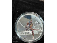 Ασημένια ουγγιά 1oz Ag999 1 $ 2010 Samurai - Tuvalu