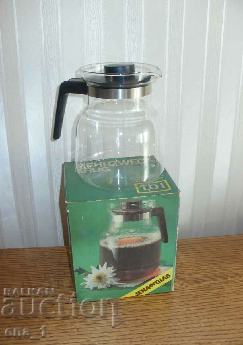 Δημοπρασία Αχρησιμοποίητη κανάτα με καπάκι για καφέ, τσάι, νερό κ.λπ. υγρά Δημοπρασία Αχρησιμοποίητη κανάτα με καπάκι για καφέ, τσάι, νερό κ.λπ. υγρά