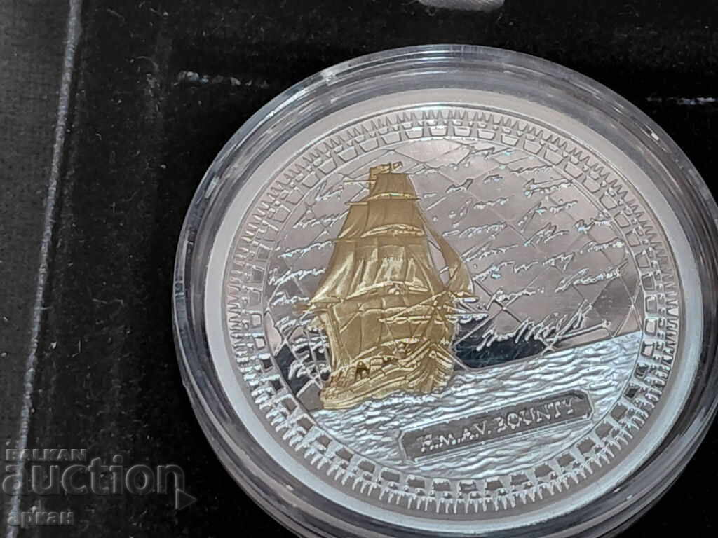 Delivery of 2 x 2010 - Pitcairn Islands - 1 Oz SILVER 31.1 g - 0.999