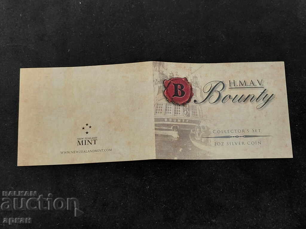 2 x 2010 - Pitcairn Islands - 1 Oz SILVER 31.1 g - 0.999 - 7