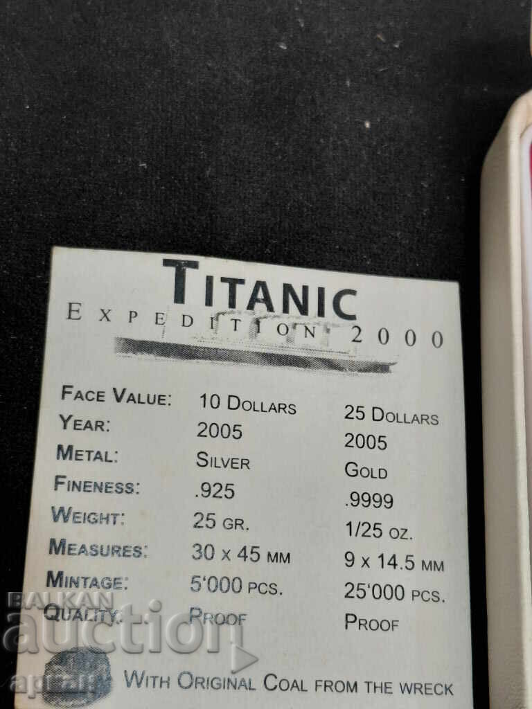 10 $ 2005 Titanic Liberia Silver coins with price 250.00 BGN | € 127.82 10 $ 2005 Titanic Liberia Silver coins with price 250.00 BGN | € 127.82