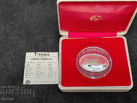 10 $ 2005 Monede de argint Titanic Liberia