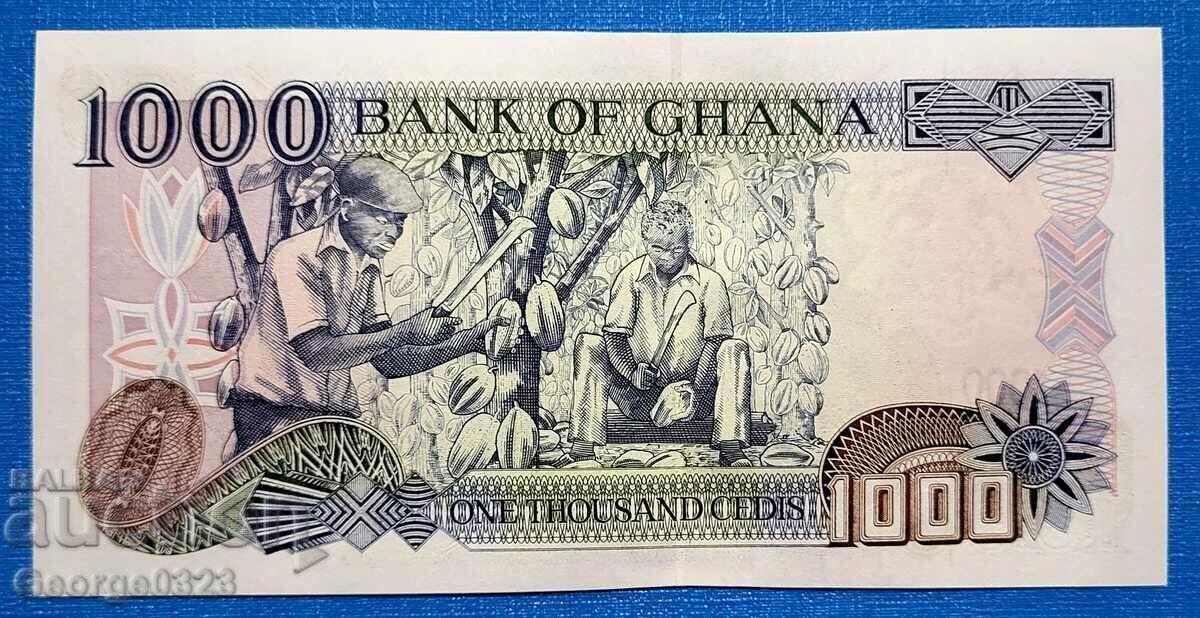 Ghana 2002 1000 Cedis UNC New with price 8.99 BGN | € 4.60