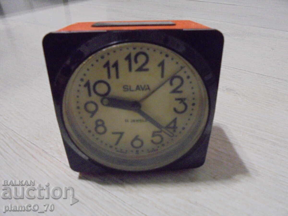 №*8360 Стар руски настолен механичен часовник SLAVA - 5 №*8360 Стар руски настолен механичен часовник SLAVA - 5