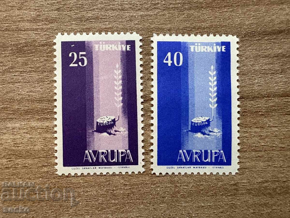 Турция - Марки Европа (1958) MNH Турция - Марки Европа (1958) MNH