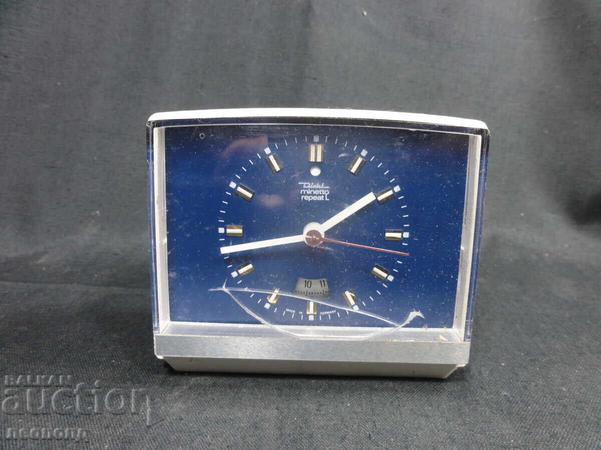 BZC STAR RETRO ELECTRIC CLOCK ALARM DIEHL GERMANY BZC STAR RETRO ELECTRIC CLOCK ALARM DIEHL GERMANY