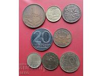 Lot mixt de 8 monede