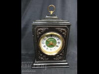 BZC OLD RETRO SOC USSR QUARTZ DESK CLOCK AMBER