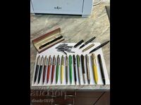 Lot of old chemicals and pens