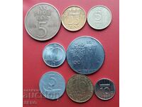 Mixed lot of 8 coins