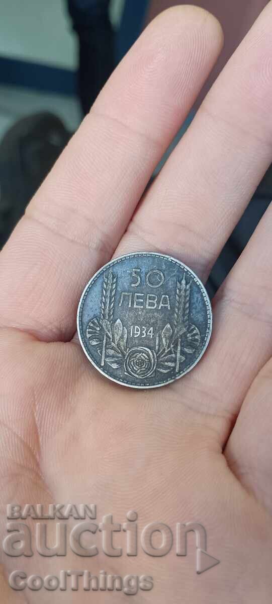 50 LEVA 1934 50 LEVA 1934