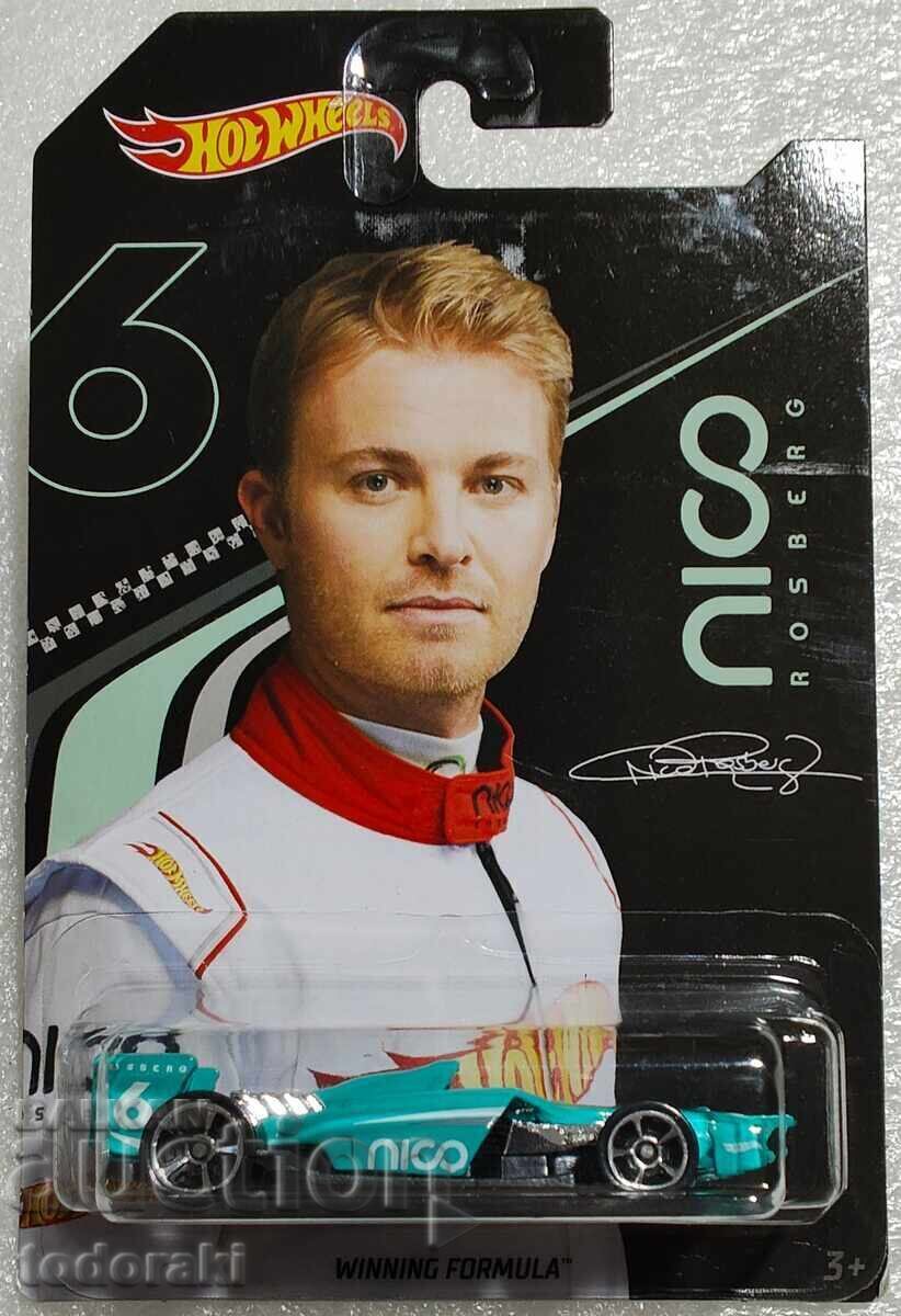 Hot Wheels Winning Formula Nico Rosberg 1:64 Formula 1 Hot Wheels Winning Formula Nico Rosberg 1:64 Formula 1