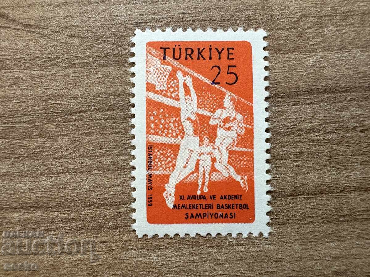 Τουρκία - 11ο Ευρωπαϊκό και Μεσογειακό ... (1959) MNH Τουρκία - 11ο Ευρωπαϊκό και Μεσογειακό ... (1959) MNH