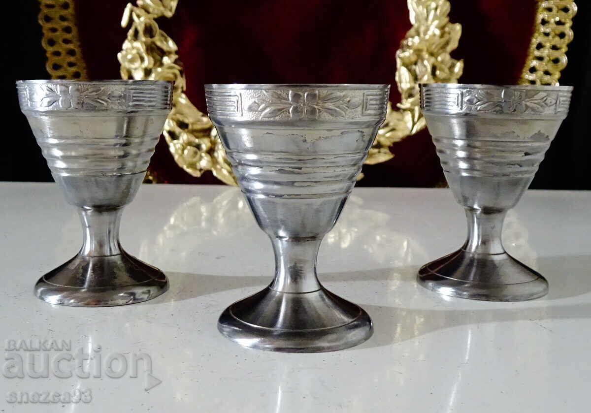 Ποτήρια καλαμένια με βάση, για ρακή, λικέρ με τιμή 27.00 BGN | € 13.80