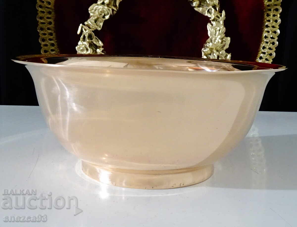Danish bronze salad bowl, bowl, fruit bowl with price 49.00 BGN | € 25.05