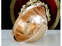 Danish bronze salad bowl, bowl, fruit bowl