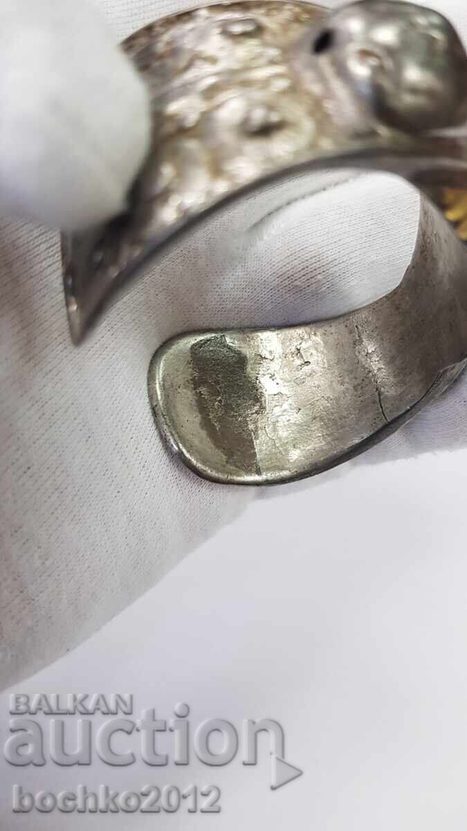 Brățară de renaștere timpurie, tip "roșcată", cu aurire, secolul al XIX-lea - 5