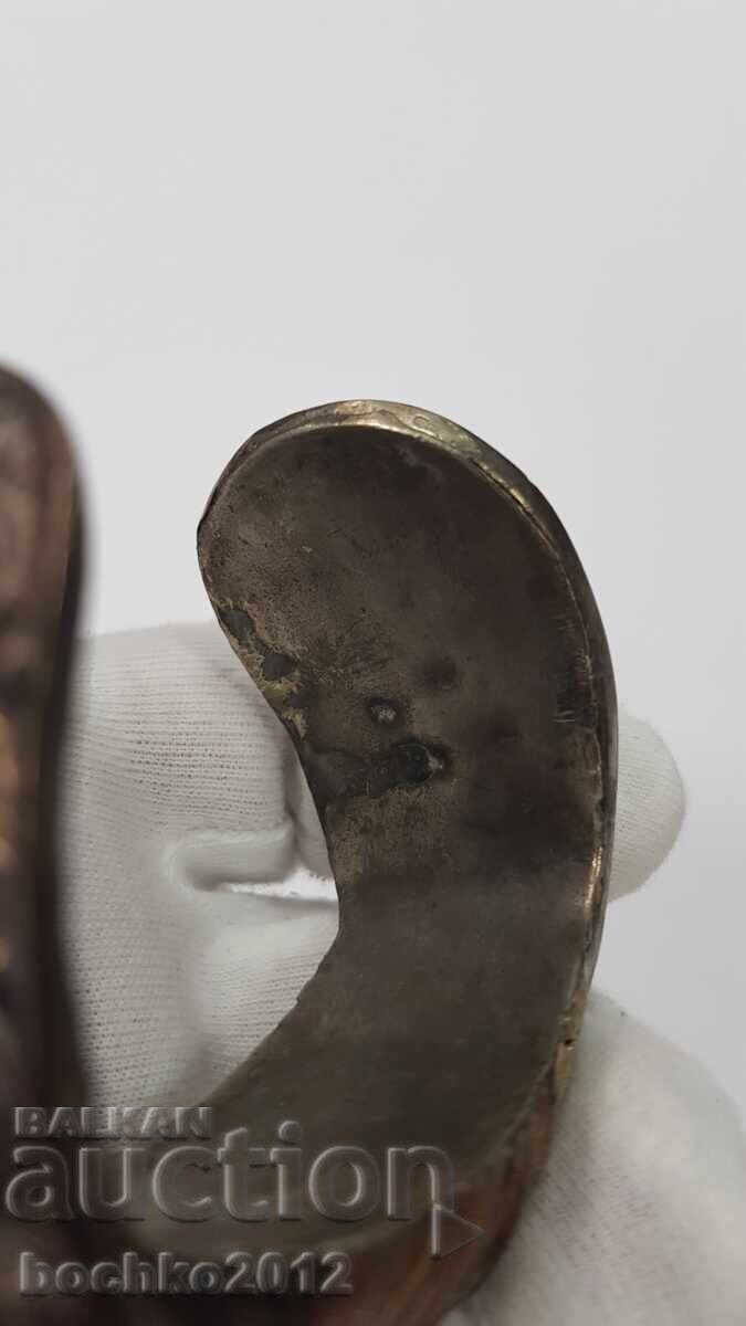 Collectible Revival-era bracelet, wishbone style, with gold plating, 19th century with price 140.00 BGN | € 71.58