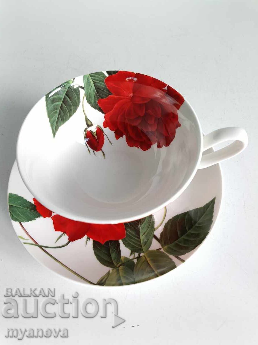 Δημοπρασία Σετ 2 φλιτζάνια με πιατάκι από λεπτή πορσελάνη Lancaster Δημοπρασία Σετ 2 φλιτζάνια με πιατάκι από λεπτή πορσελάνη Lancaster